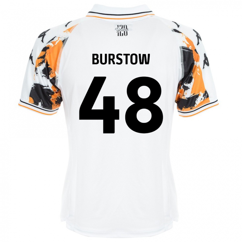 Heren Mason Burstow #48 Wit Uitshirt Uittenue 2024/25 T-Shirt