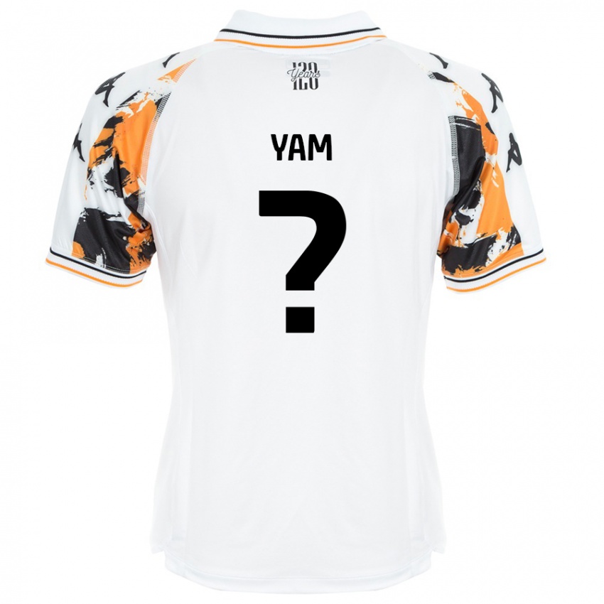 Heren Callum Yam #0 Wit Uitshirt Uittenue 2024/25 T-Shirt