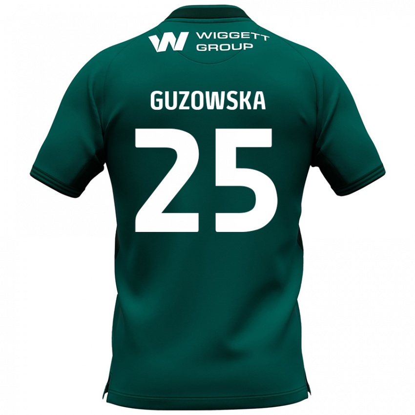 Heren Sara Guzowska #25 Groen Uitshirt Uittenue 2024/25 T-Shirt