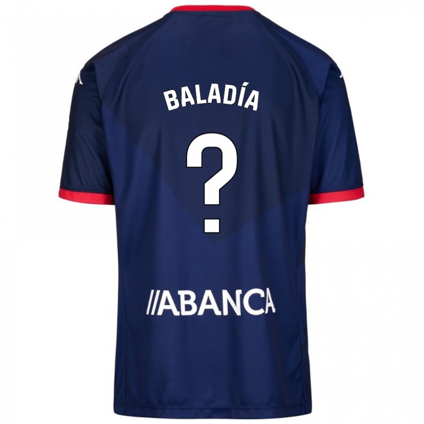 Heren Álvaro Baladía #21 Marineblauw Uitshirt Uittenue 2024/25 T-Shirt