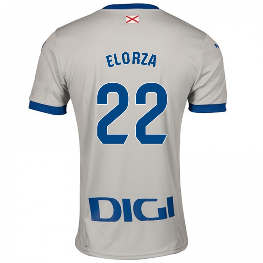 Heren Sheila Elorza #22 Lichtgrijs Uitshirt Uittenue 2024/25 T-Shirt