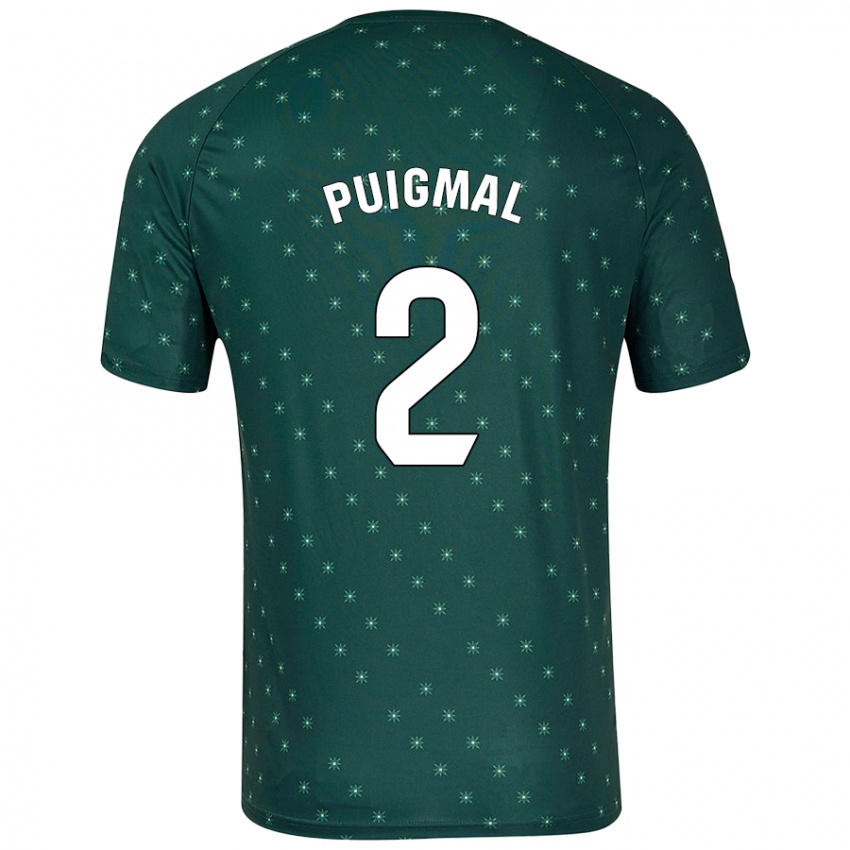 Heren Arnau Puigmal #2 Donkergroen Uitshirt Uittenue 2024/25 T-Shirt