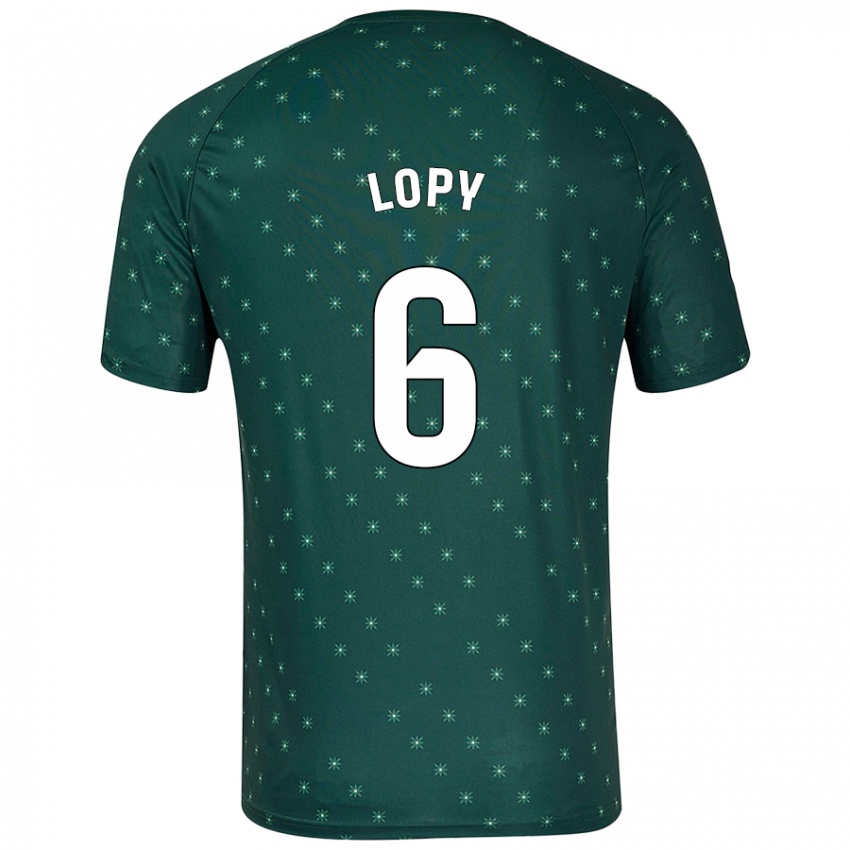 Heren Dion Lopy #6 Donkergroen Uitshirt Uittenue 2024/25 T-Shirt