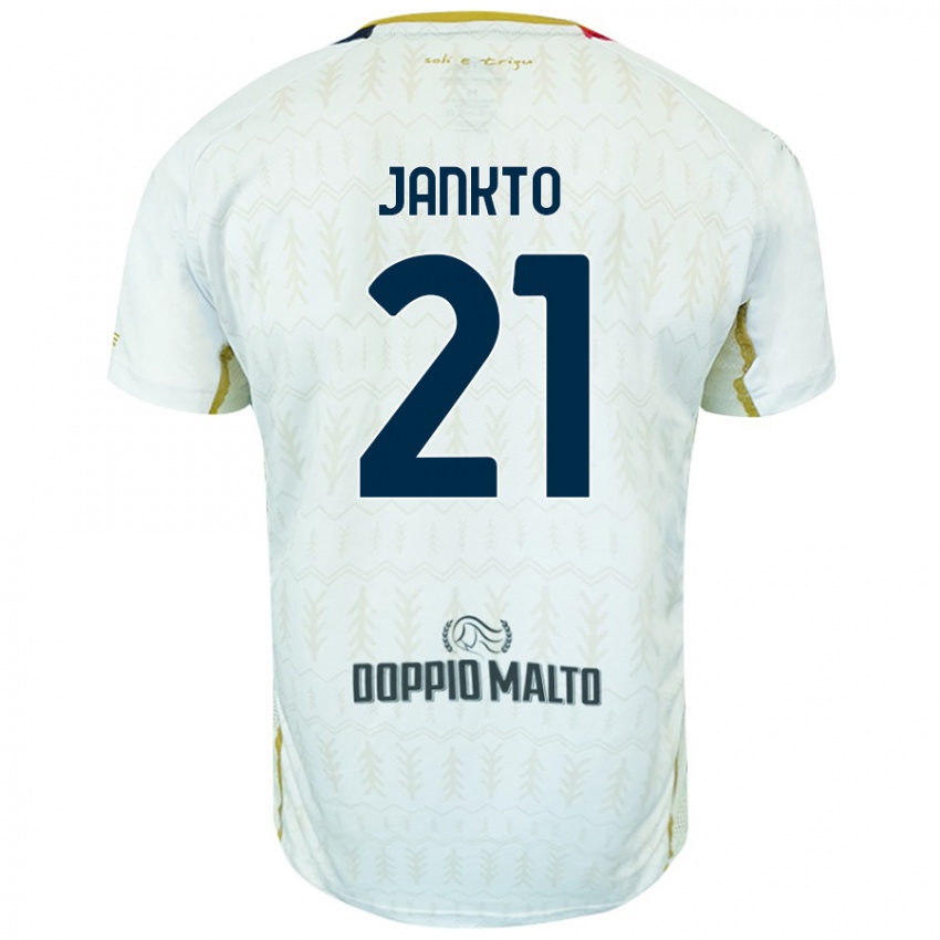 Heren Jakub Jankto #21 Wit Uitshirt Uittenue 2024/25 T-Shirt