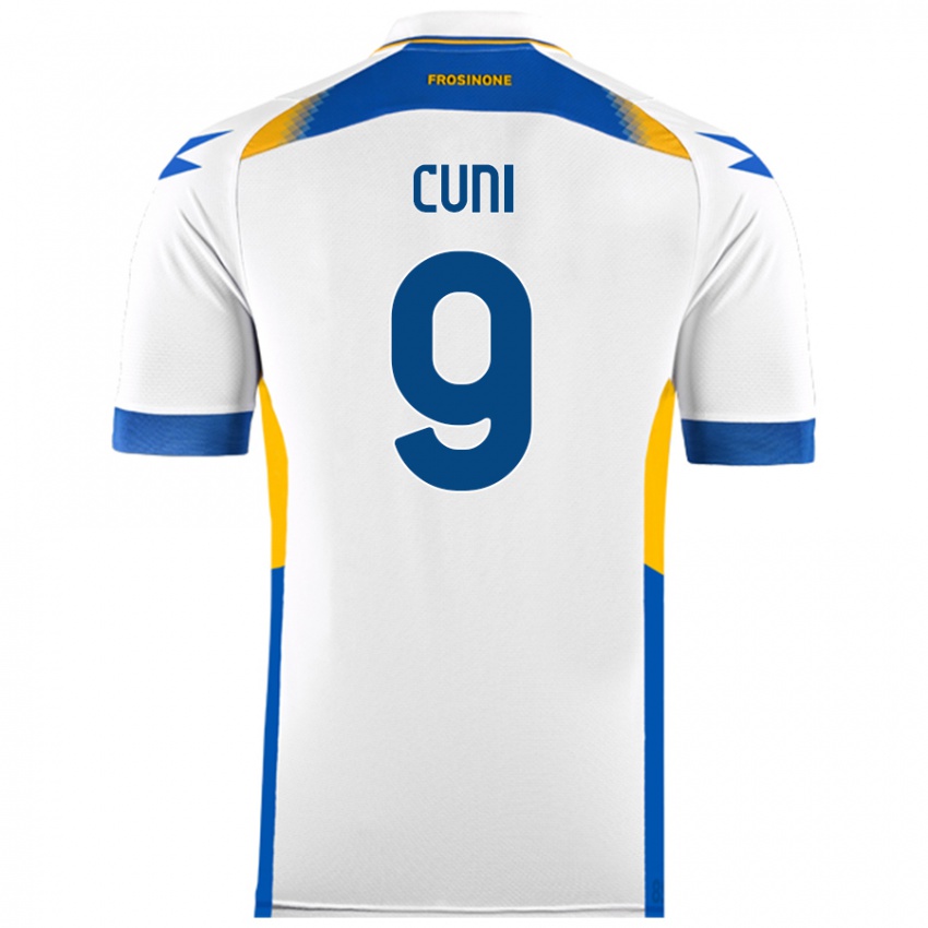 Heren Marvin Cuni #9 Wit Uitshirt Uittenue 2024/25 T-Shirt