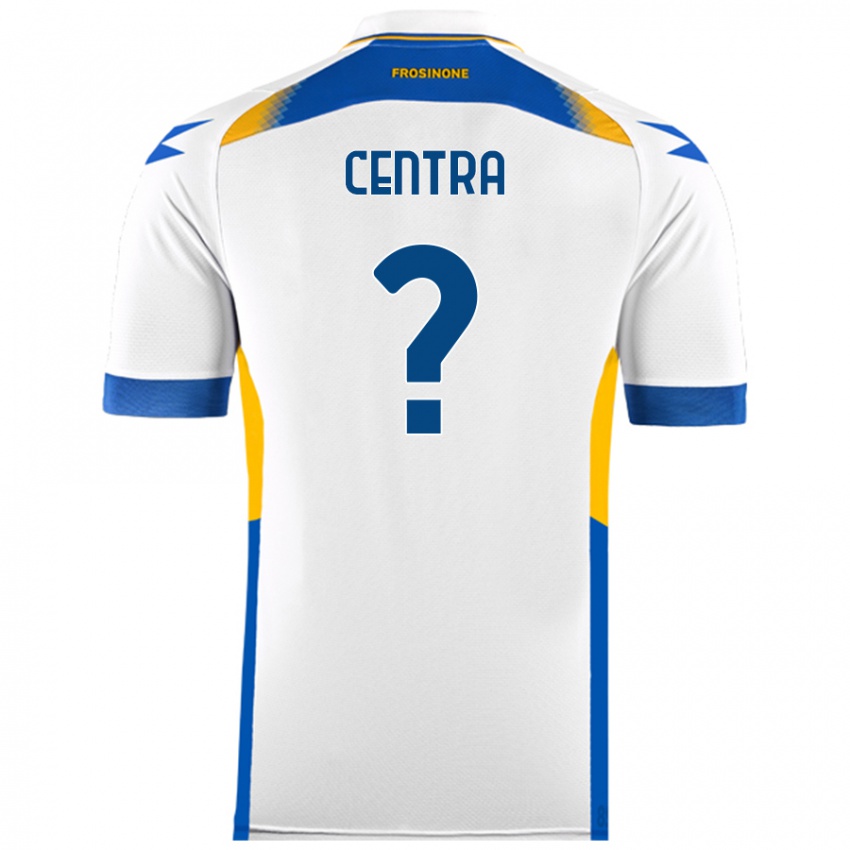 Heren Francesco Centra #0 Wit Uitshirt Uittenue 2024/25 T-Shirt