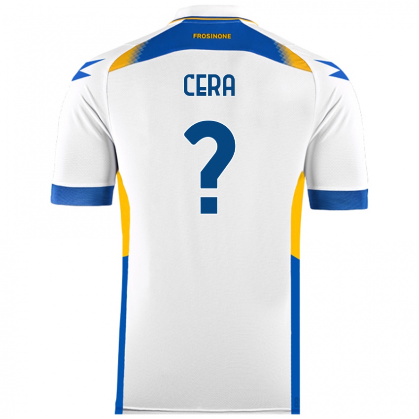 Heren Luigi Cera #0 Wit Uitshirt Uittenue 2024/25 T-Shirt