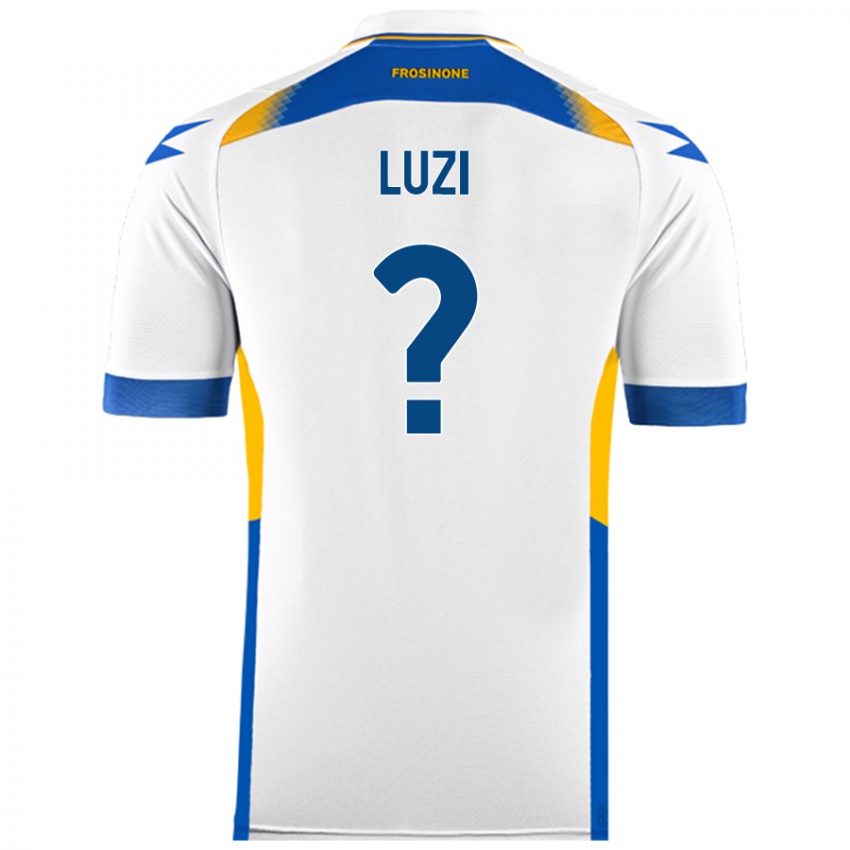 Heren Daniel Luzi #0 Wit Uitshirt Uittenue 2024/25 T-Shirt