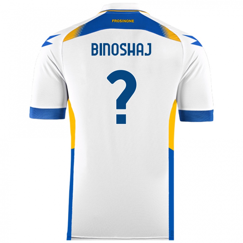 Heren Samuele Binoshaj #0 Wit Uitshirt Uittenue 2024/25 T-Shirt