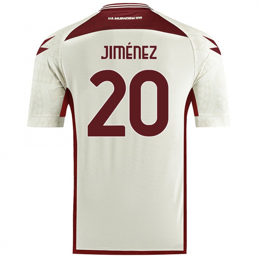 Heren Kaleb Jiménez #20 Crèmekleur Uitshirt Uittenue 2024/25 T-Shirt