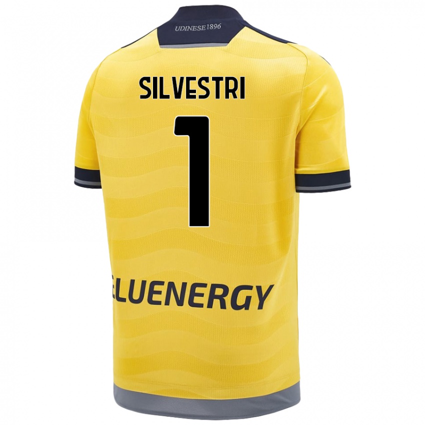 Heren Marco Silvestri #1 Goud Uitshirt Uittenue 2024/25 T-Shirt