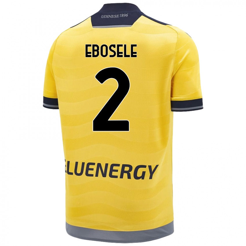 Heren Festy Ebosele #2 Goud Uitshirt Uittenue 2024/25 T-Shirt