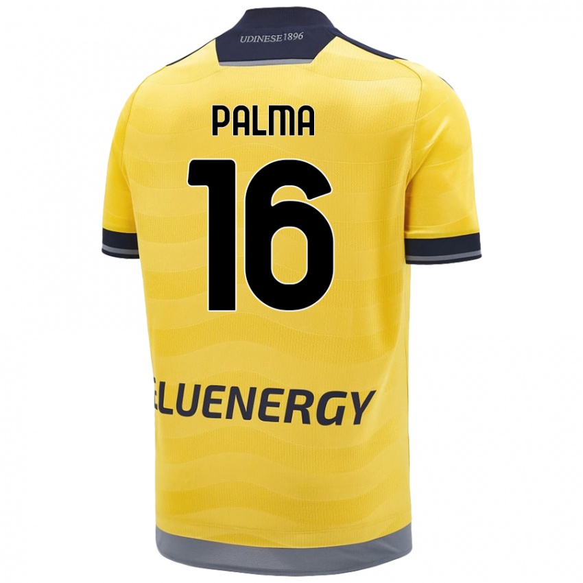 Heren Matteo Palma #16 Goud Uitshirt Uittenue 2024/25 T-Shirt