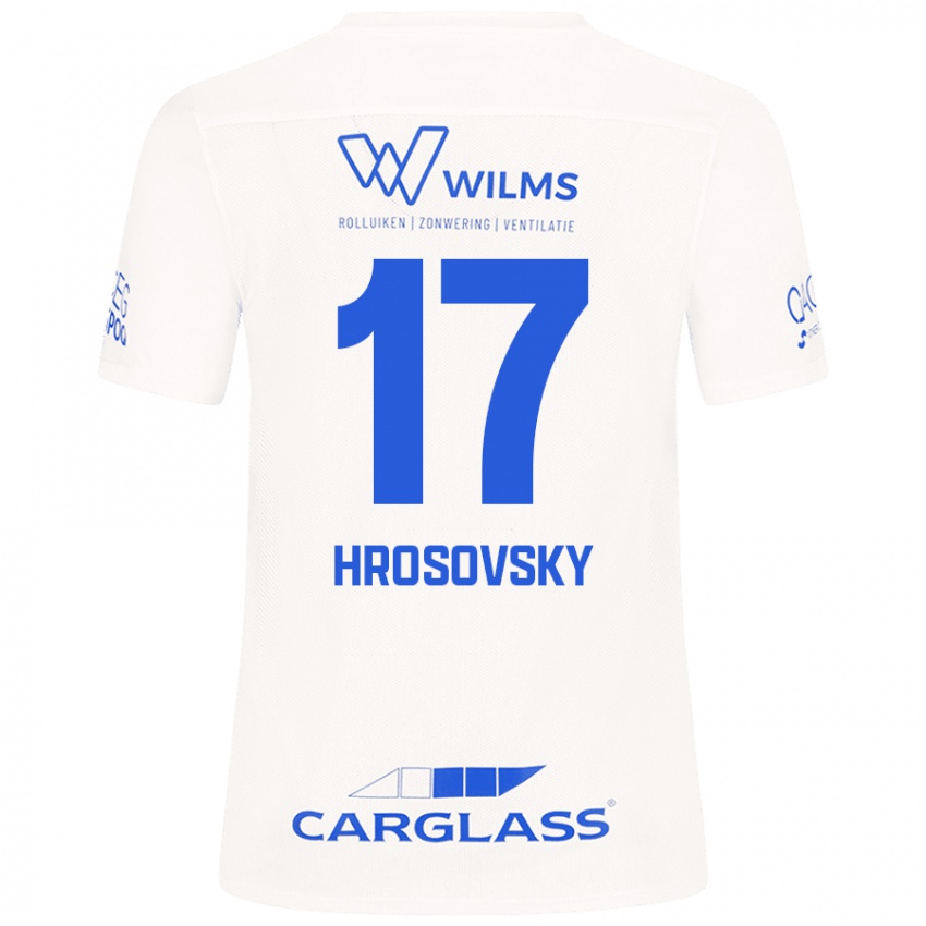 Heren Patrik Hrosovsky #17 Wit Uitshirt Uittenue 2024/25 T-Shirt