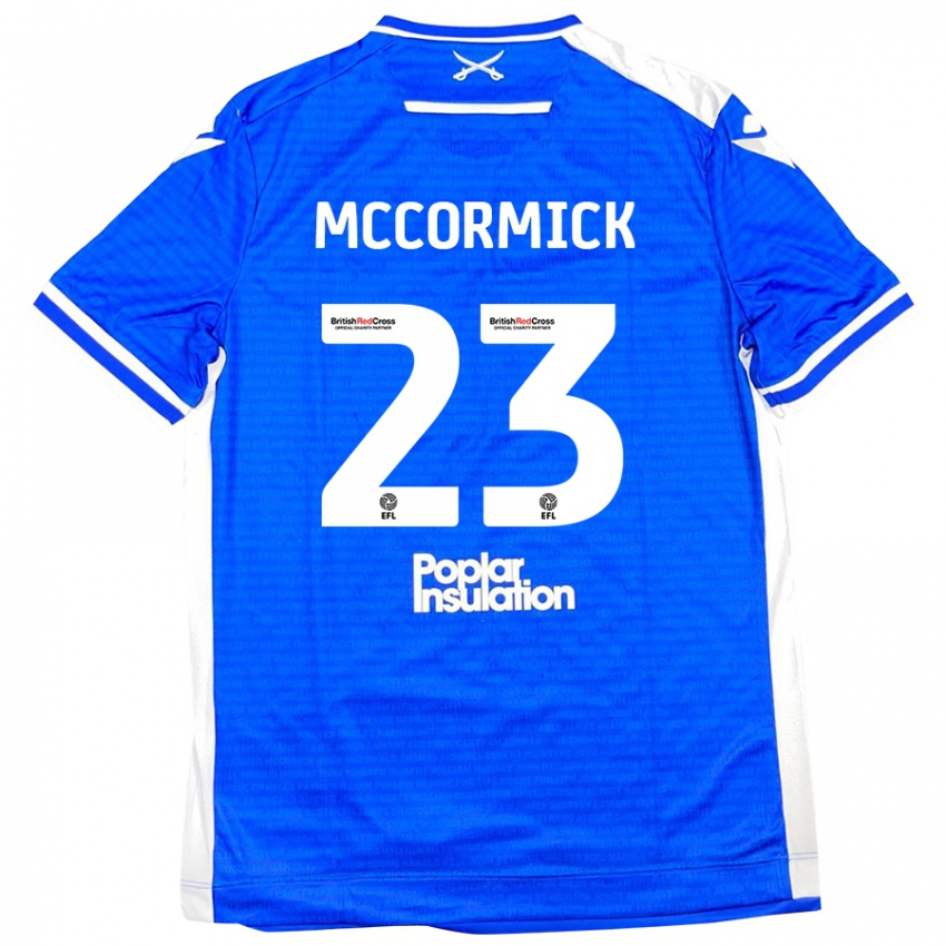 Dames Luke Mccormick #23 Blauw Wit Thuisshirt Thuistenue 2024/25 T-Shirt