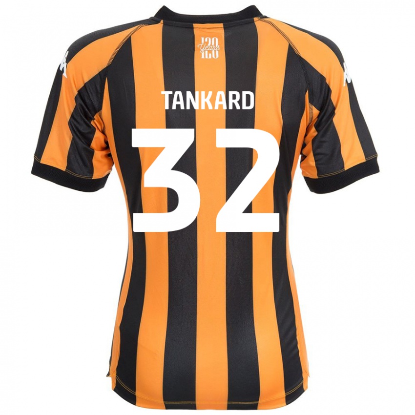 Dames Lily Tankard #32 Zwart Amber Thuisshirt Thuistenue 2024/25 T-Shirt