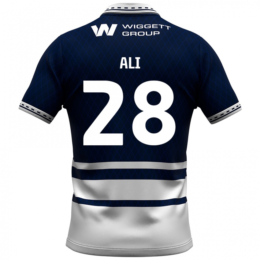 Dames Francesca Ali #28 Marineblauw Wit Thuisshirt Thuistenue 2024/25 T-Shirt