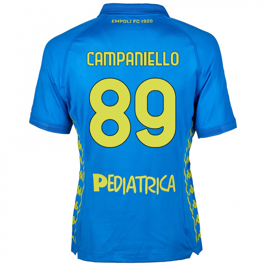 Dames Thomas Campaniello #89 Blauw Thuisshirt Thuistenue 2024/25 T-Shirt