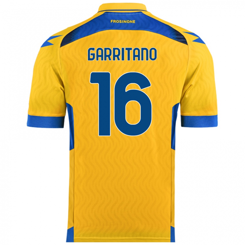 Dames Luca Garritano #16 Geel Thuisshirt Thuistenue 2024/25 T-Shirt