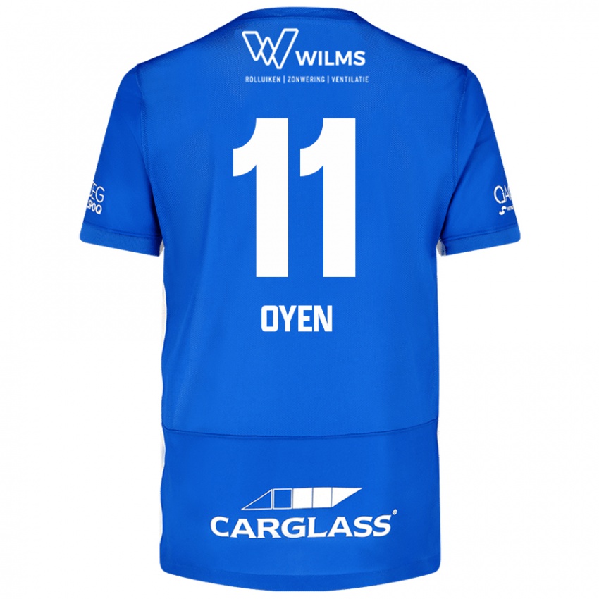 Dames Luca Oyen #11 Blauw Thuisshirt Thuistenue 2024/25 T-Shirt