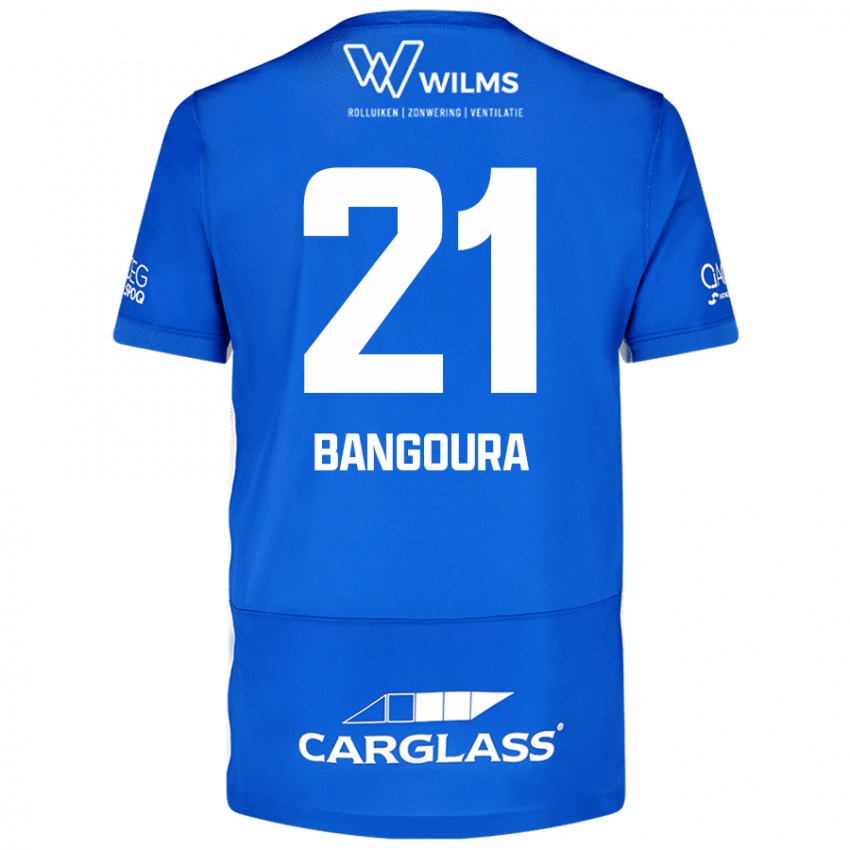 Dames Ibrahima Sory Bangoura #21 Blauw Thuisshirt Thuistenue 2024/25 T-Shirt