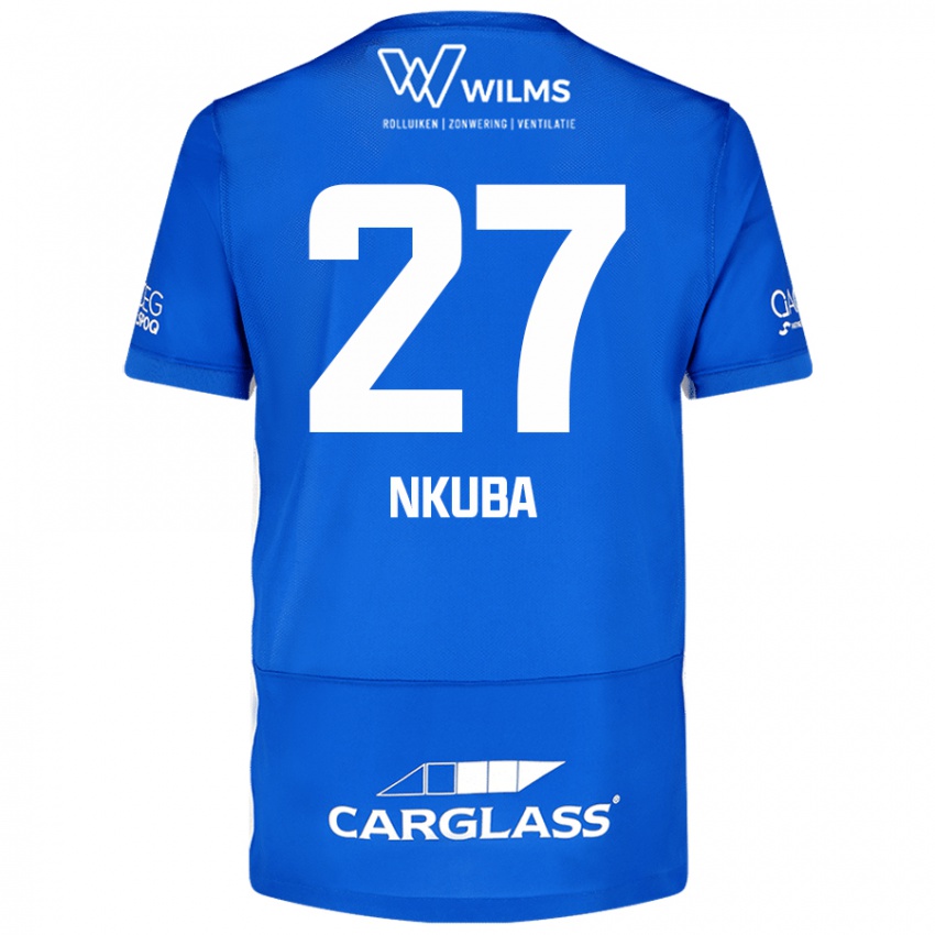 Dames Ken Nkuba #27 Blauw Thuisshirt Thuistenue 2024/25 T-Shirt