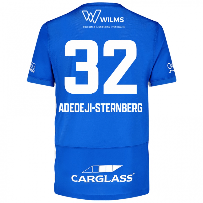 Dames Noah Adedeji-Sternberg #32 Blauw Thuisshirt Thuistenue 2024/25 T-Shirt