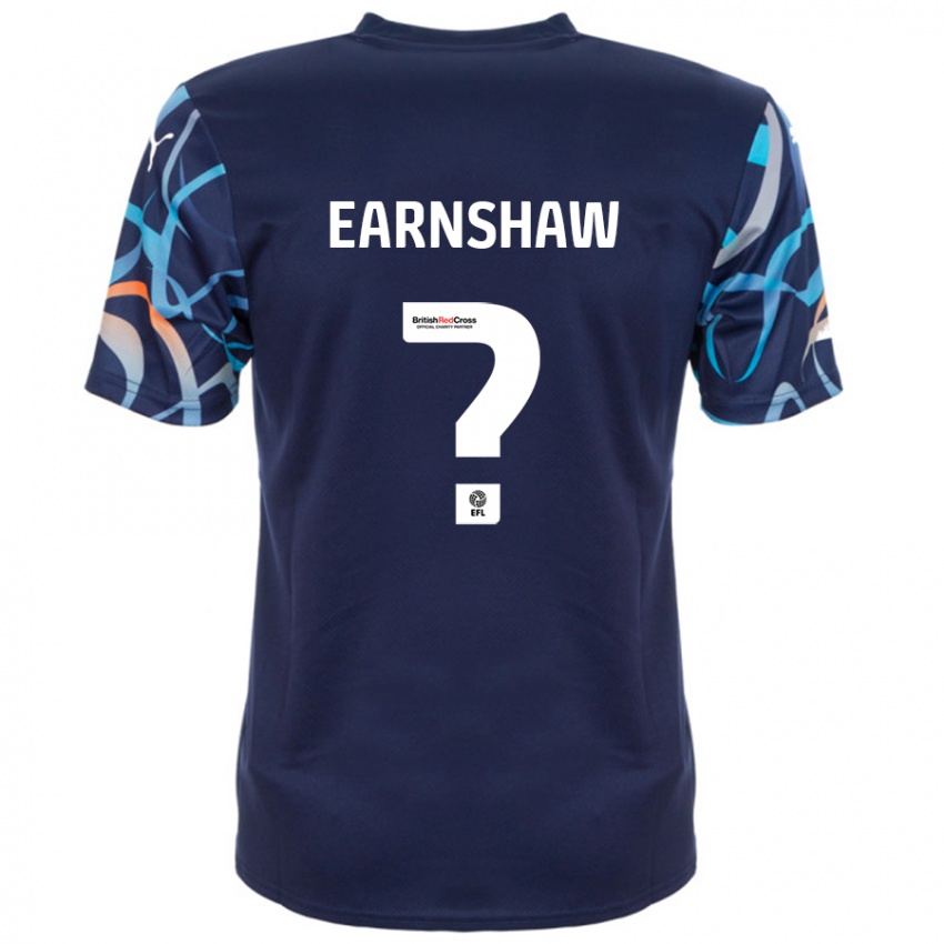 Dames Alice Earnshaw #0 Marineblauw Uitshirt Uittenue 2024/25 T-Shirt