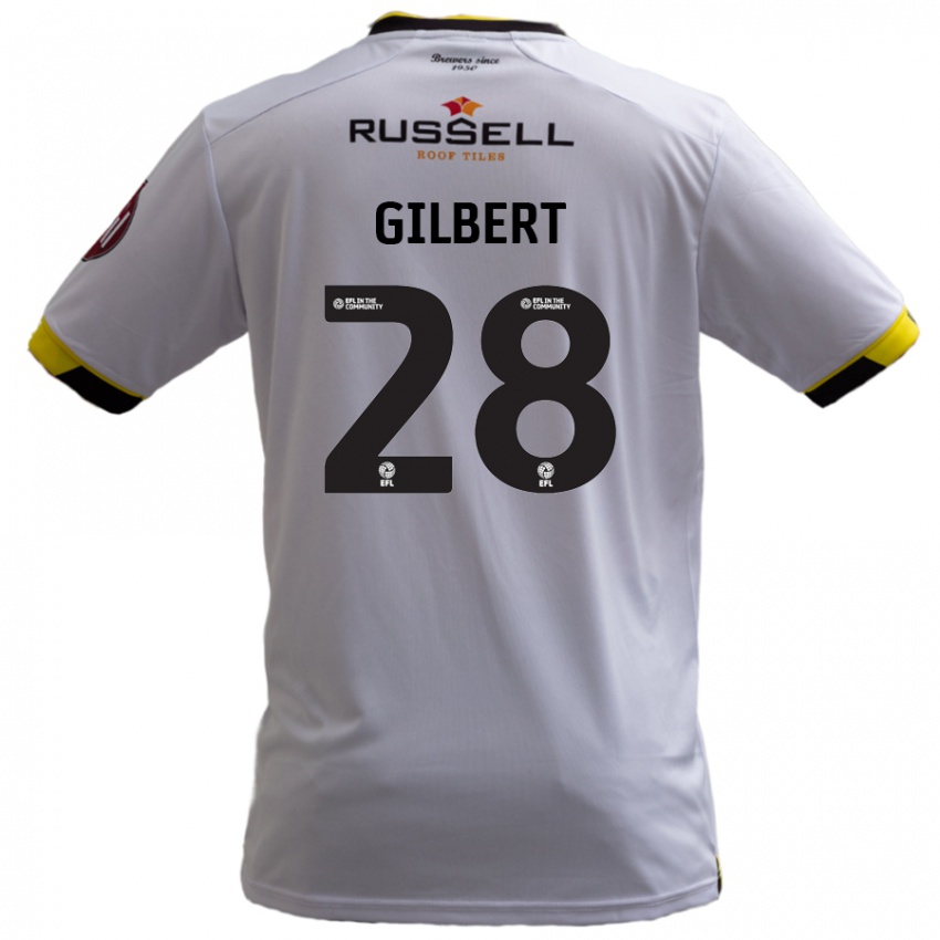 Dames Cameron Gilbert #28 Wit Uitshirt Uittenue 2024/25 T-Shirt