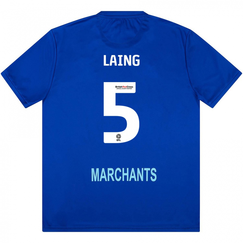 Dames Levi Laing #5 Groen Uitshirt Uittenue 2024/25 T-Shirt