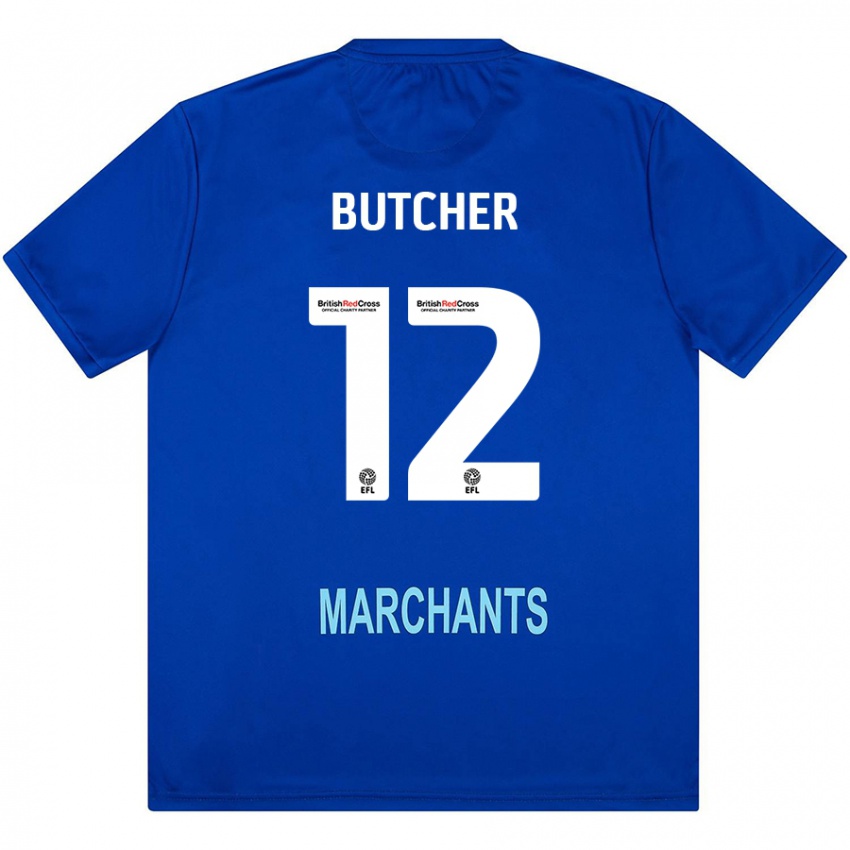 Dames Henna Butcher #12 Groen Uitshirt Uittenue 2024/25 T-Shirt