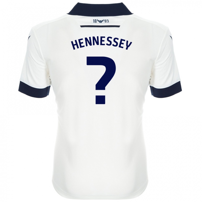 Dames Laura Hennessey #0 Wit Marineblauw Uitshirt Uittenue 2024/25 T-Shirt