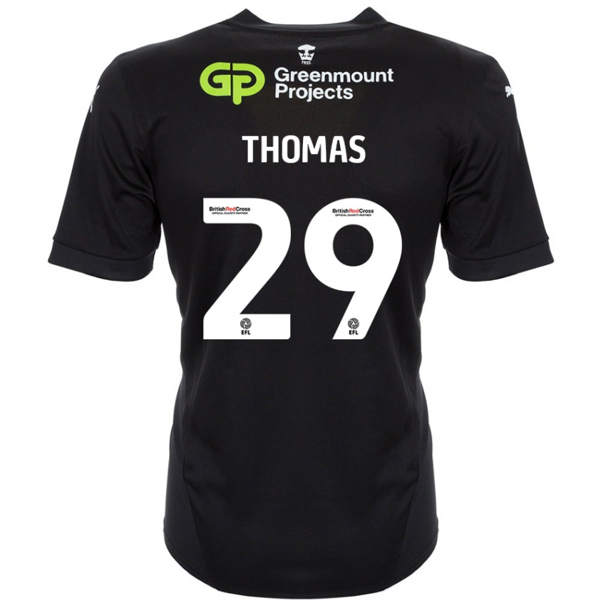 Dames Silko Thomas #29 Zwart Uitshirt Uittenue 2024/25 T-Shirt