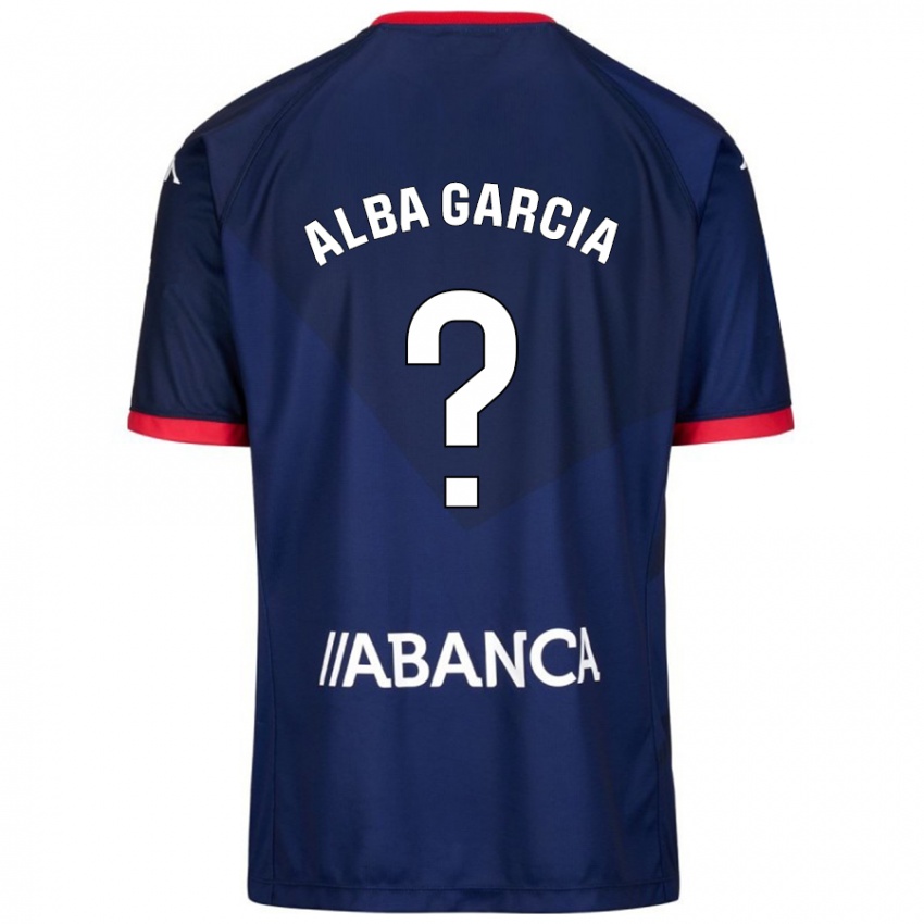 Dames Lucía Alba García #13 Marineblauw Uitshirt Uittenue 2024/25 T-Shirt