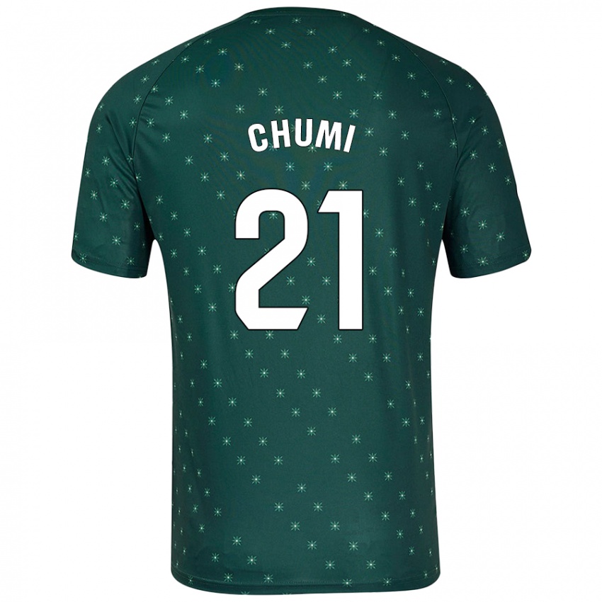 Dames Chumi #21 Donkergroen Uitshirt Uittenue 2024/25 T-Shirt