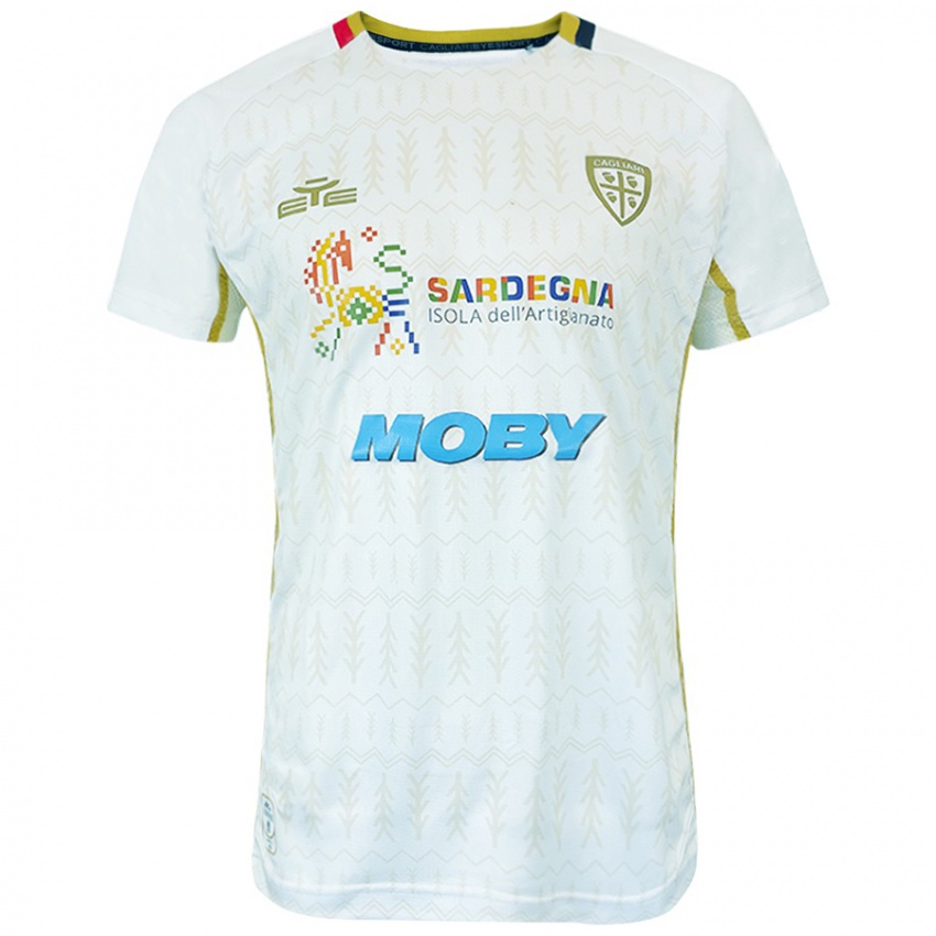 Dames Simone Scuffet #22 Wit Uitshirt Uittenue 2024/25 T-Shirt