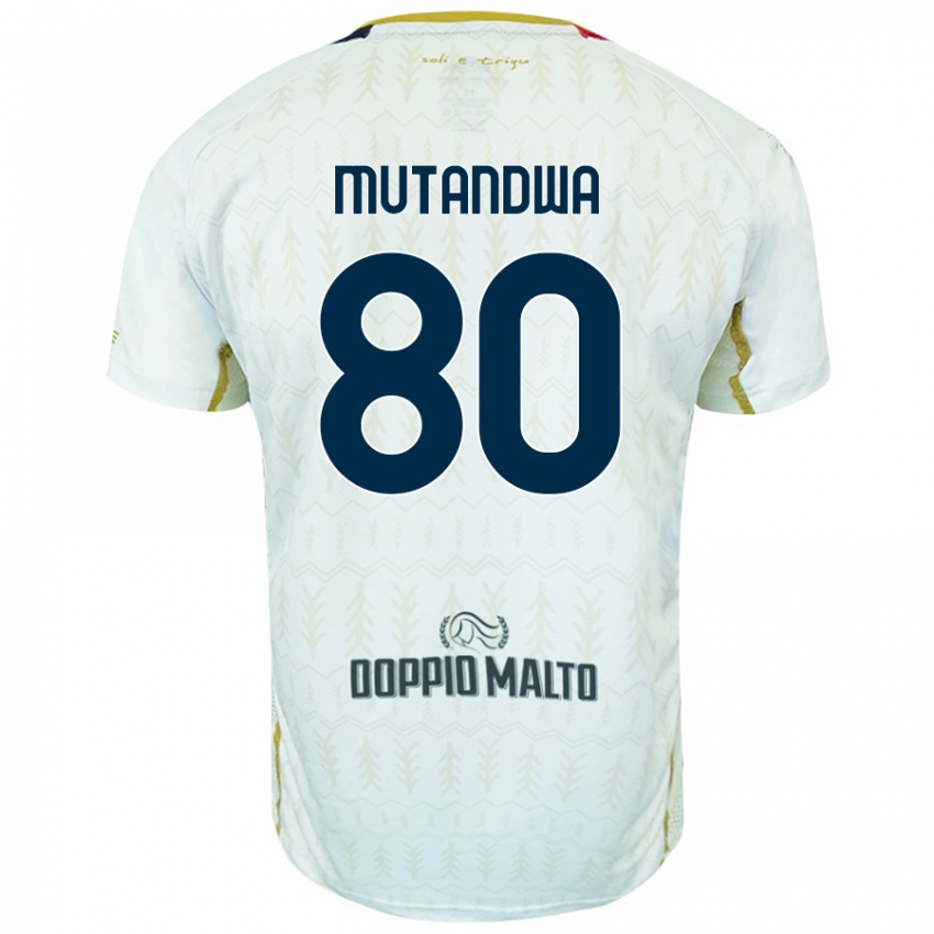 Dames Kingstone Mutandwa #80 Wit Uitshirt Uittenue 2024/25 T-Shirt