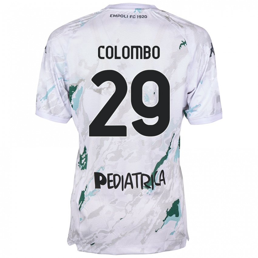 Dames Lorenzo Colombo #29 Grijs Uitshirt Uittenue 2024/25 T-Shirt