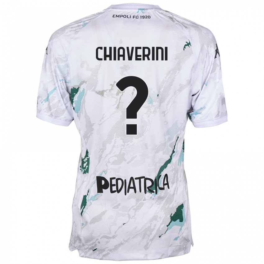 Dames Alessio Chiaverini #0 Grijs Uitshirt Uittenue 2024/25 T-Shirt