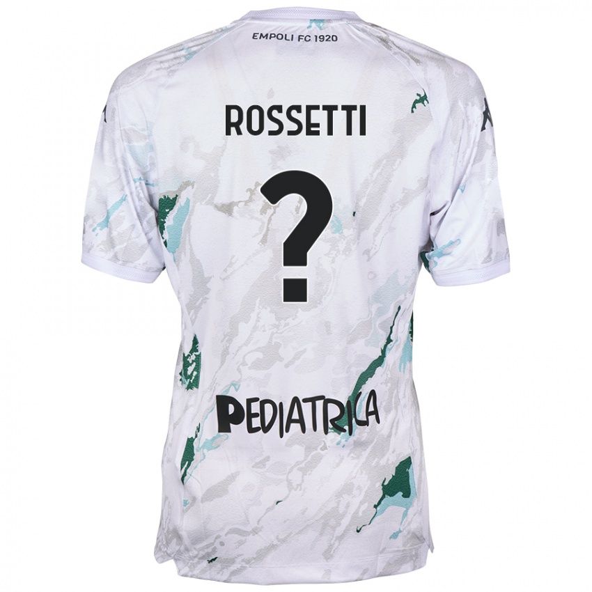 Dames Maurizio Rossetti #0 Grijs Uitshirt Uittenue 2024/25 T-Shirt