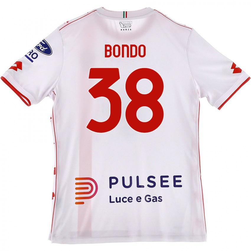 Dames Warren Bondo #38 Wit Rood Uitshirt Uittenue 2024/25 T-Shirt