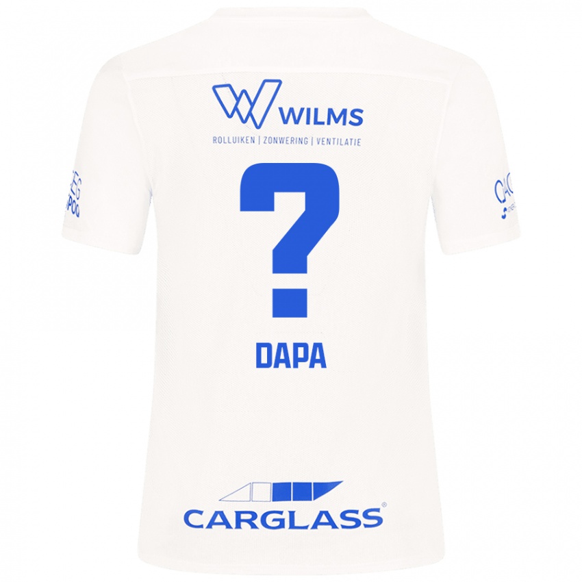 Dames Melvyn Dapa #0 Wit Uitshirt Uittenue 2024/25 T-Shirt