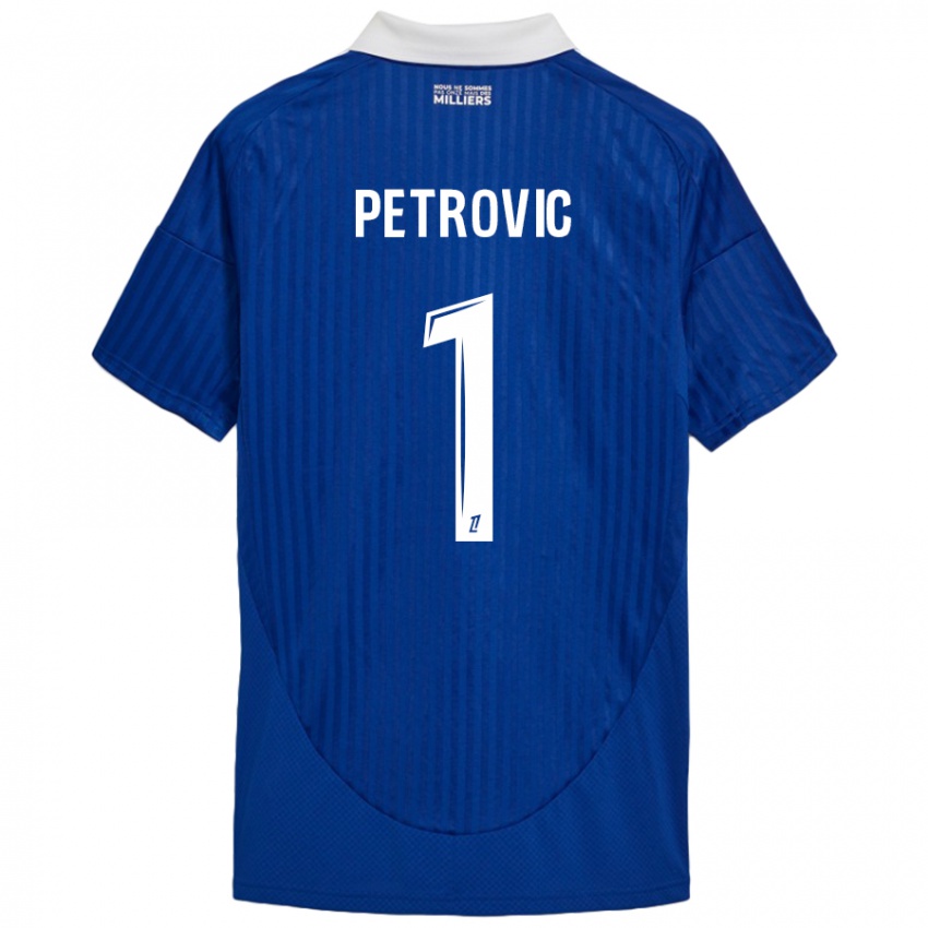 Kinderen Djordje Petrovic #1 Blauw Wit Thuisshirt Thuistenue 2024/25 T-Shirt