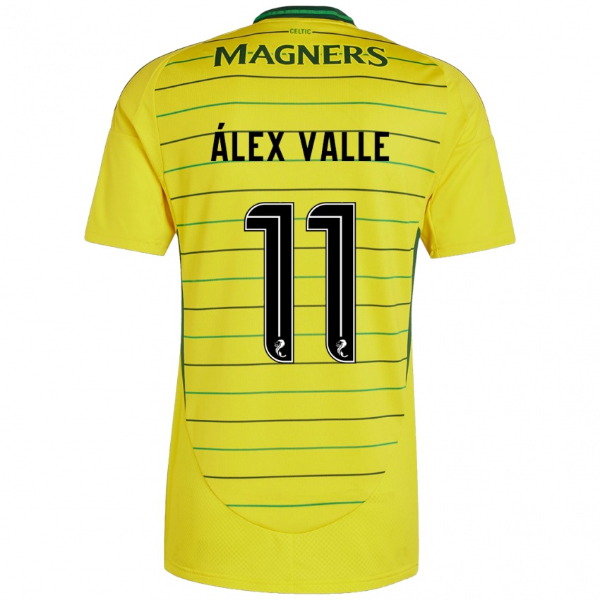 Kinderen Álex Valle #11 Geel Uitshirt Uittenue 2024/25 T-Shirt