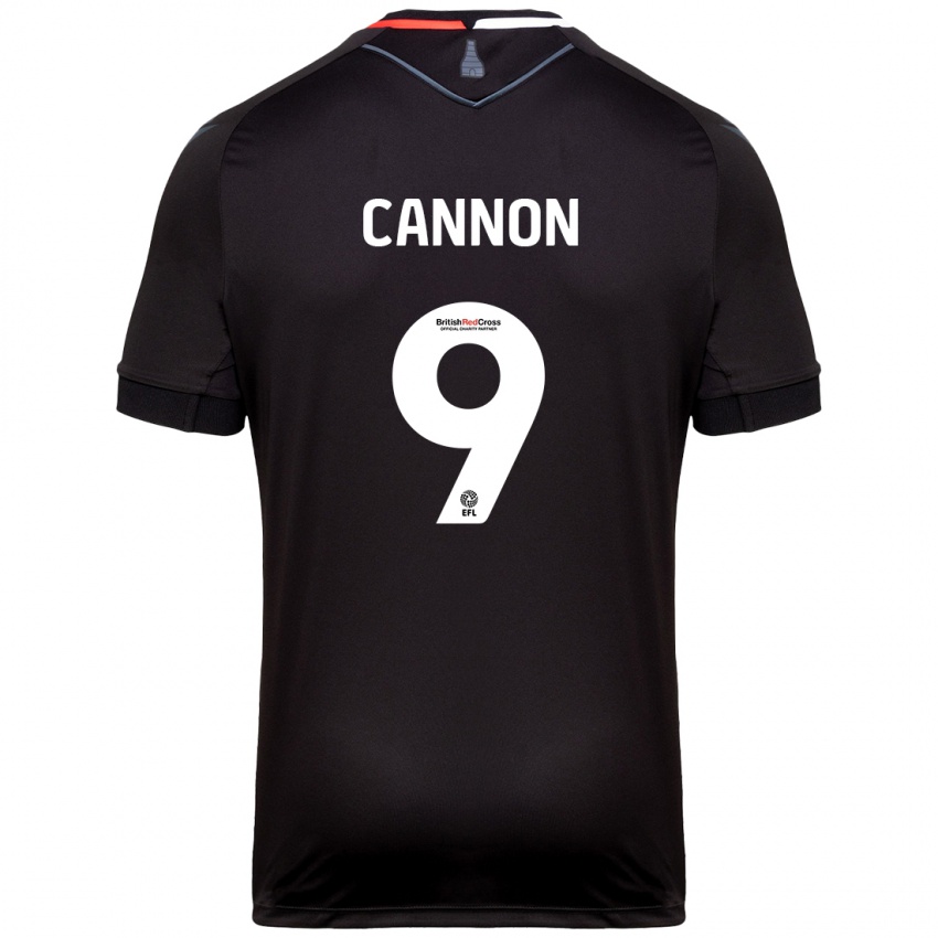 Kinderen Thomas Cannon #9 Zwart Uitshirt Uittenue 2024/25 T-Shirt