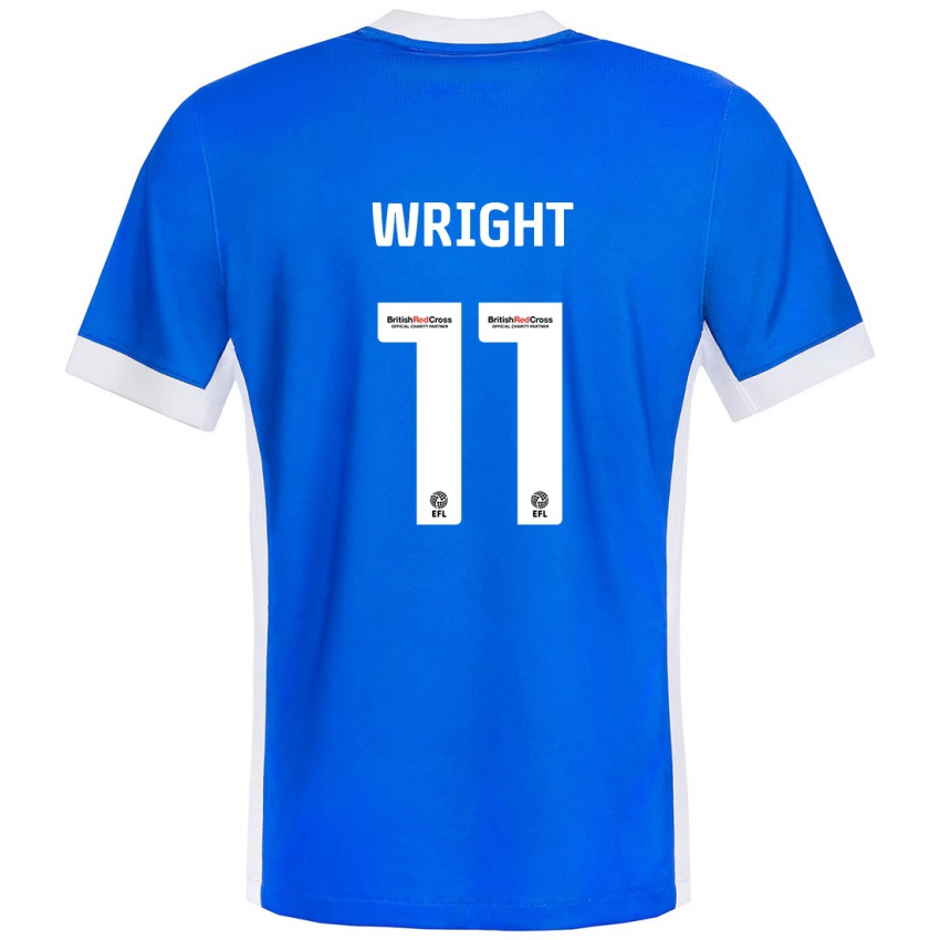 Kinderen Scott Wright #11 Blauw Wit Thuisshirt Thuistenue 2024/25 T-Shirt