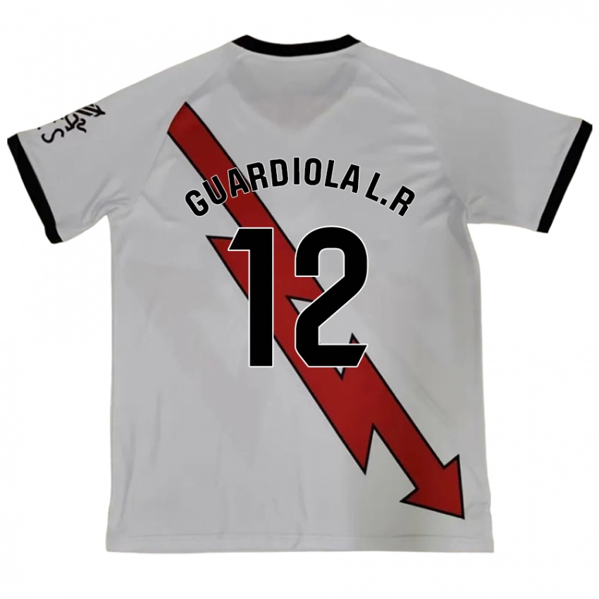 Kinderen Sergi Guardiola #12 Rood Uitshirt Uittenue 2024/25 T-Shirt