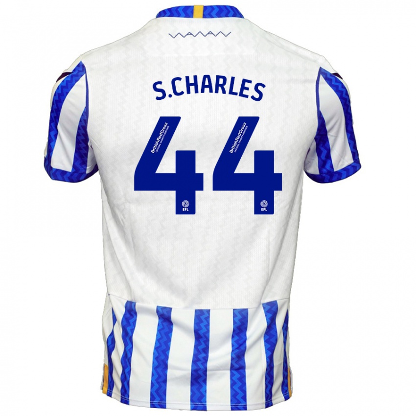 Kinderen Shea Charles #44 Blauw Wit Thuisshirt Thuistenue 2024/25 T-Shirt