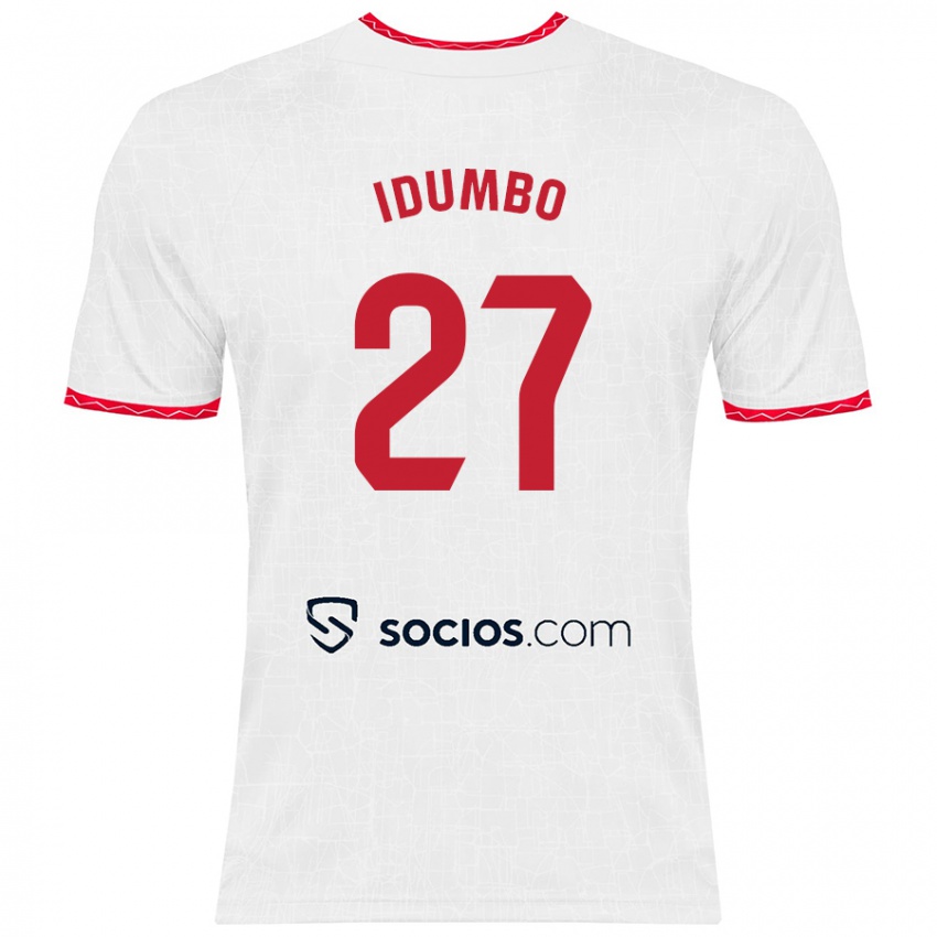 Heren Stanis Idumbo Muzambo #27 Wit Rood Thuisshirt Thuistenue 2024/25 T-Shirt