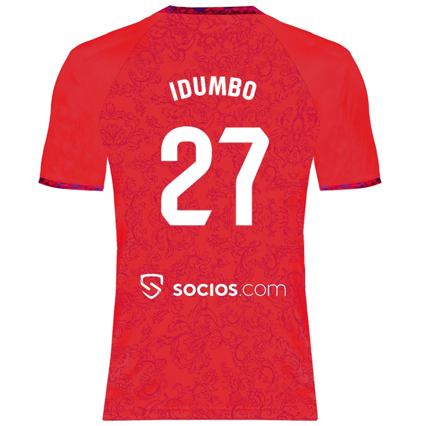 Heren Stanis Idumbo Muzambo #27 Rood Uitshirt Uittenue 2024/25 T-Shirt